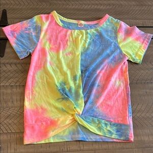 NEW without tags.  Pink and Blue Short Sleeve Tie-Dye Tee